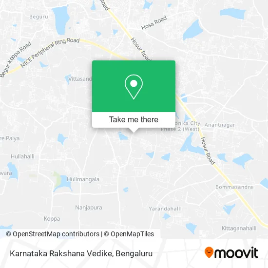 Karnataka Rakshana Vedike map