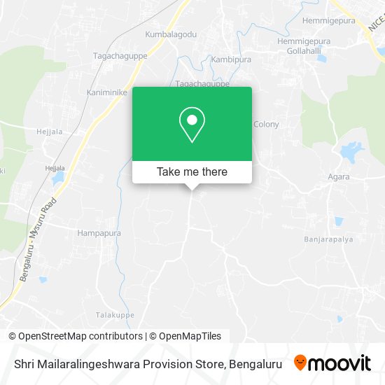 Shri Mailaralingeshwara Provision Store map