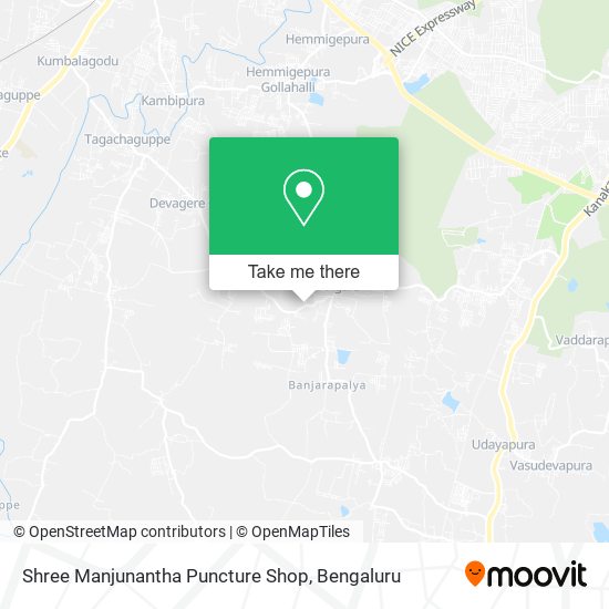 Shree Manjunantha Puncture Shop map