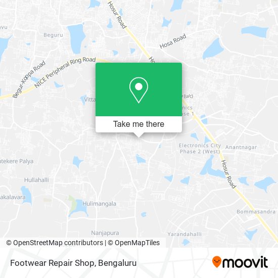 Footwear Repair Shop map