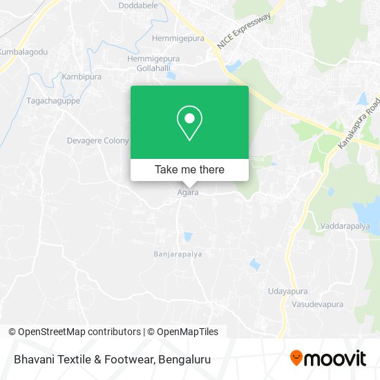 Bhavani Textile & Footwear map