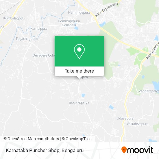 Karnataka Puncher Shop map