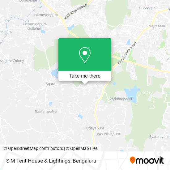 S M Tent House & Lightings map