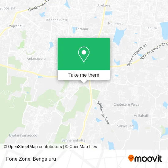 Fone Zone map