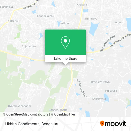 Likhith Condiments map