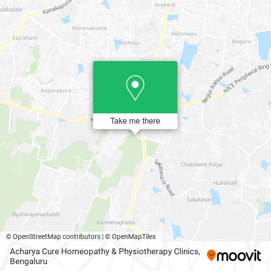 Acharya Cure Homeopathy & Physiotherapy Clinics map