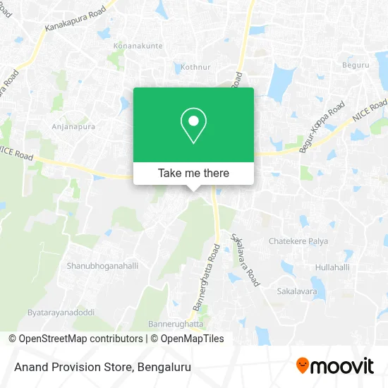 Anand Provision Store map