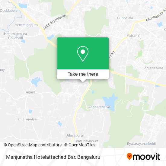 Manjunatha Hotelattached Bar map