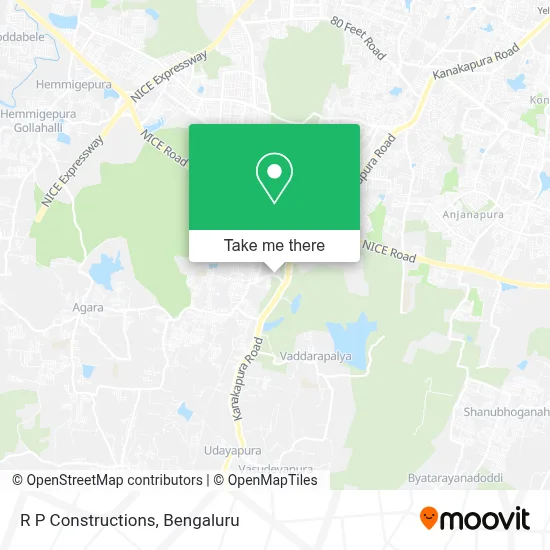 R P Constructions map