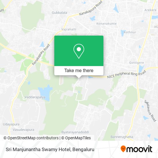 Sri Manjunantha Swamy Hotel map