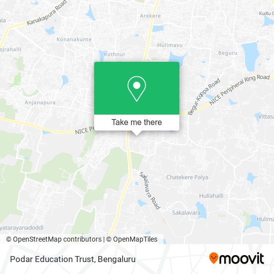 Podar Education Trust map