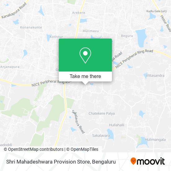 Shri Mahadeshwara Provision Store map