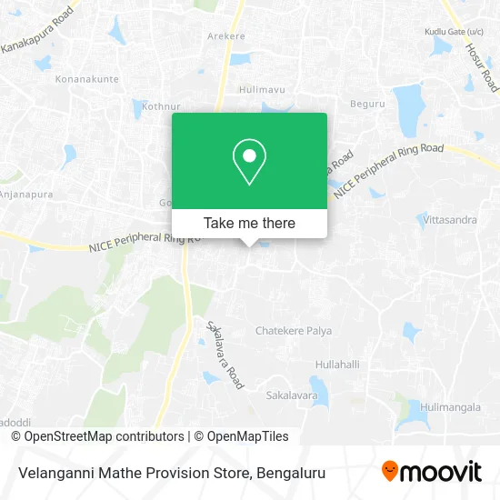 Velanganni Mathe Provision Store map