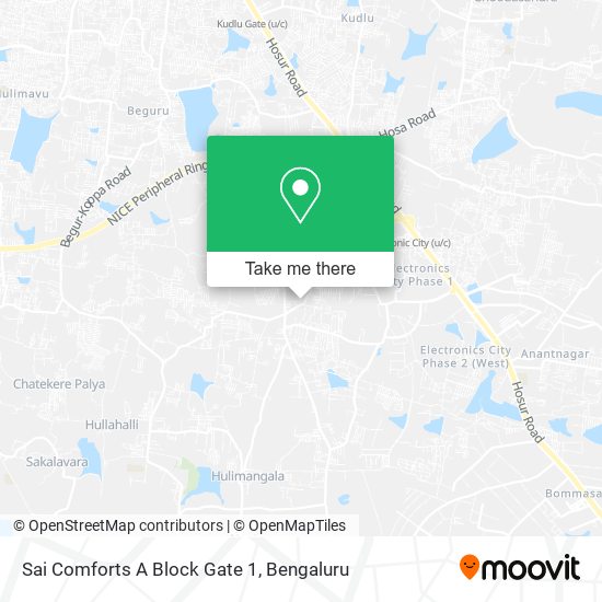 Sai Comforts A Block Gate 1 map