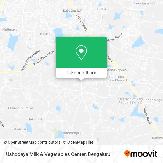 Ushodaya Milk & Vegetables Center map