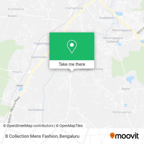 B Collection Mens Fashion map