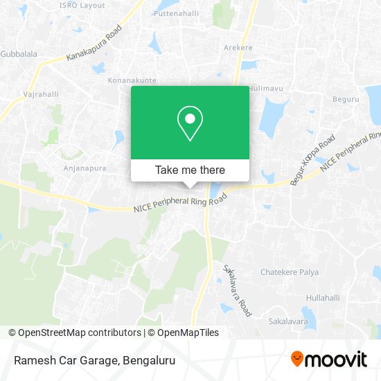 Ramesh Car Garage map