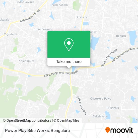 Power Play Bike Works map