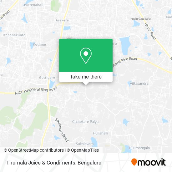 Tirumala Juice & Condiments map