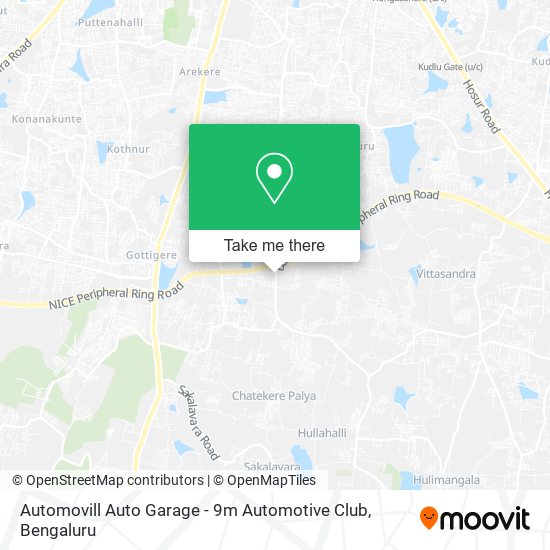 Automovill Auto Garage - 9m Automotive Club map