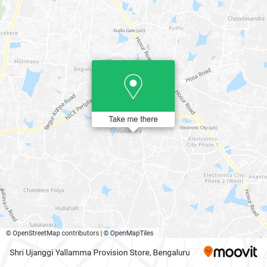 Shri Ujanggi Yallamma Provision Store map