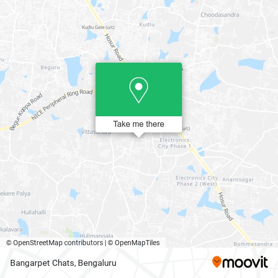 Bangarpet Chats map