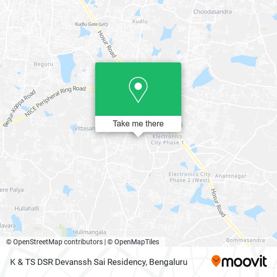 K & TS DSR Devanssh Sai Residency map