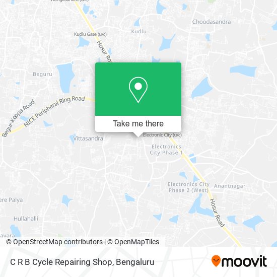 C R B Cycle Repairing Shop map