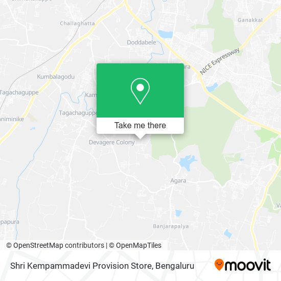 Shri Kempammadevi Provision Store map