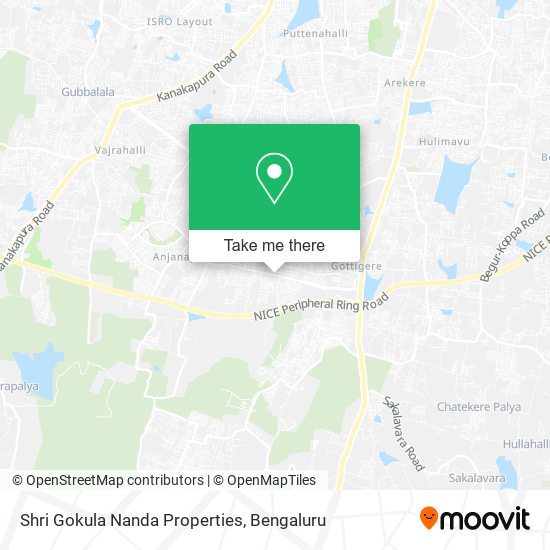 Shri Gokula Nanda Properties map