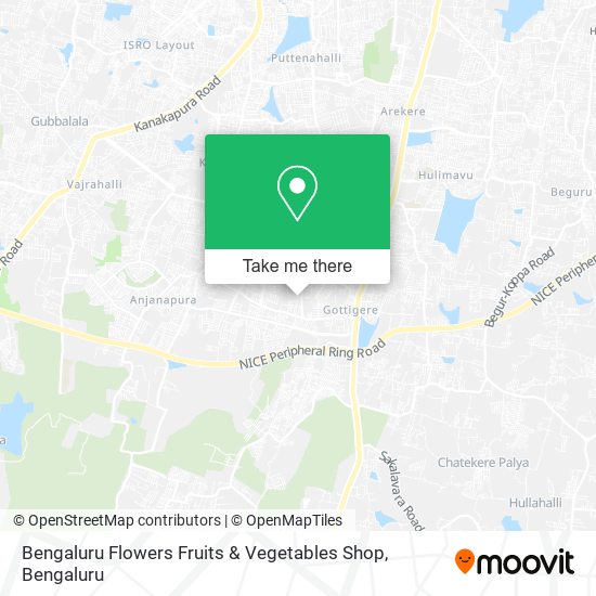 Bengaluru Flowers Fruits & Vegetables Shop map