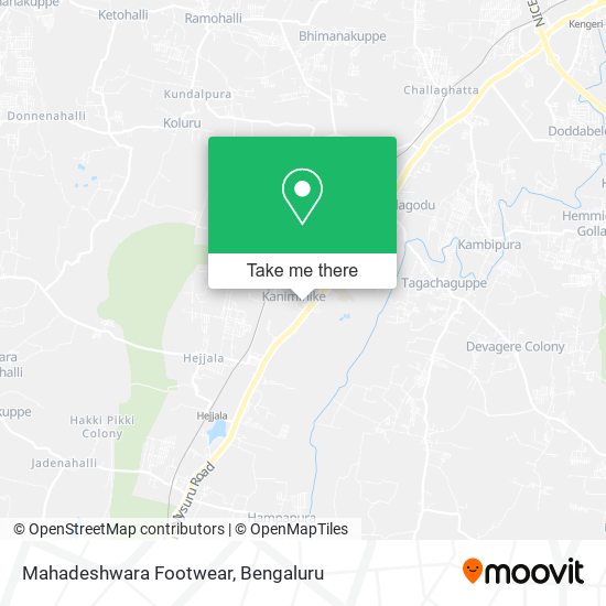 Mahadeshwara Footwear map