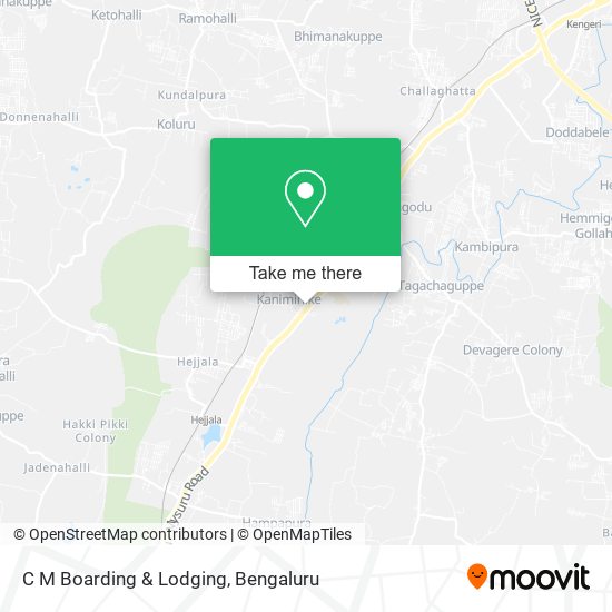 C M Boarding & Lodging map