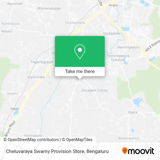 Cheluvaraya Swamy Provision Store map
