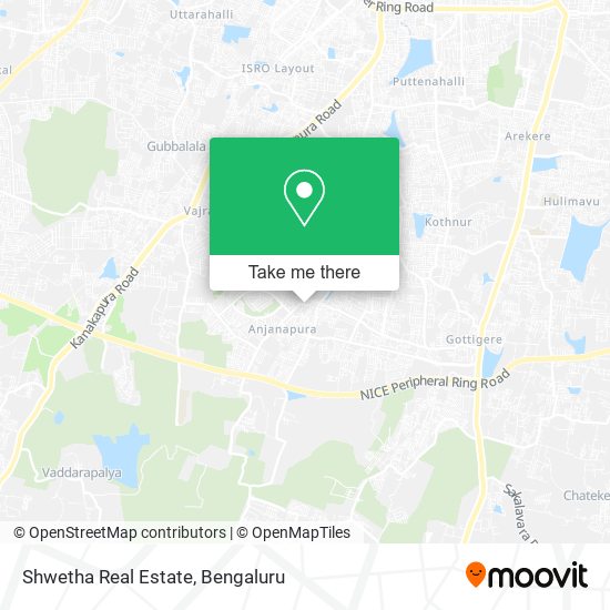 Shwetha Real Estate map