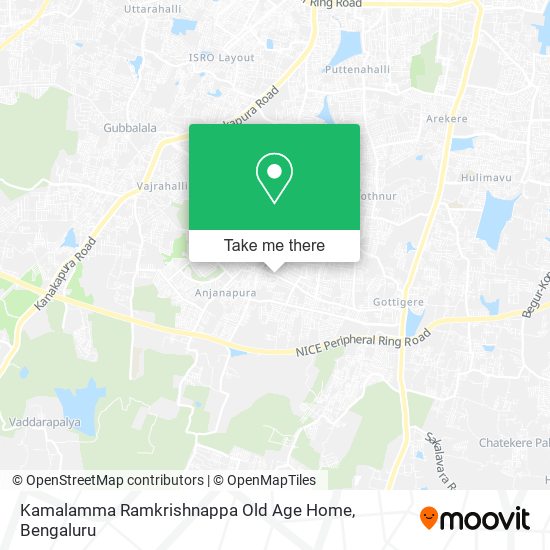 Kamalamma Ramkrishnappa Old Age Home map