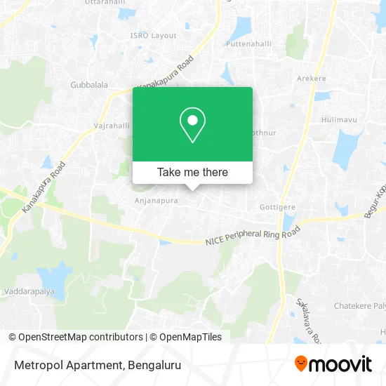 Metropol Apartment map