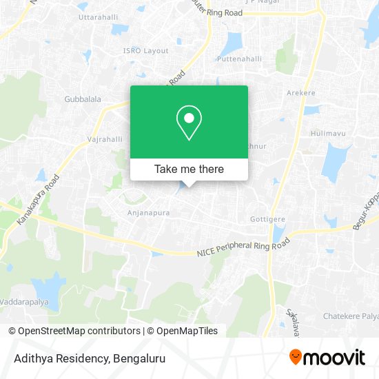 Adithya Residency map