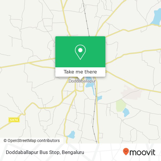 Doddaballapur Bus Stop map