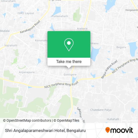 Shri Angalaparameshwari Hotel map