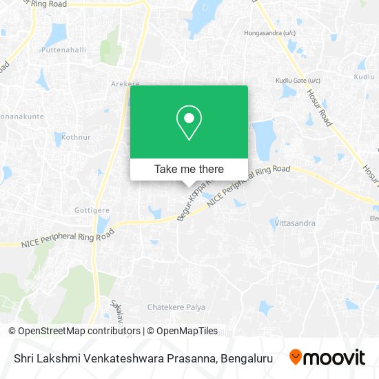 Shri Lakshmi Venkateshwara Prasanna map