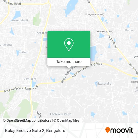 Balaji Enclave Gate 2 map