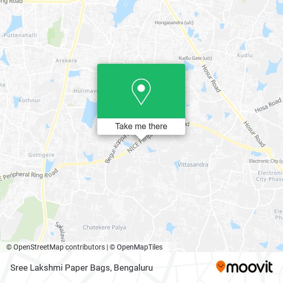 Sree Lakshmi Paper Bags map