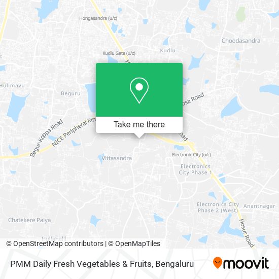 PMM Daily Fresh Vegetables & Fruits map