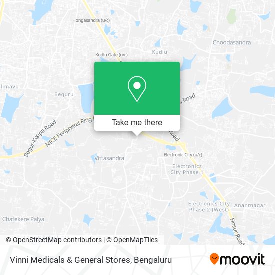Vinni Medicals & General Stores map