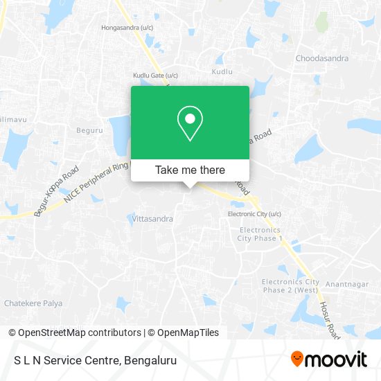 S L N Service Centre map