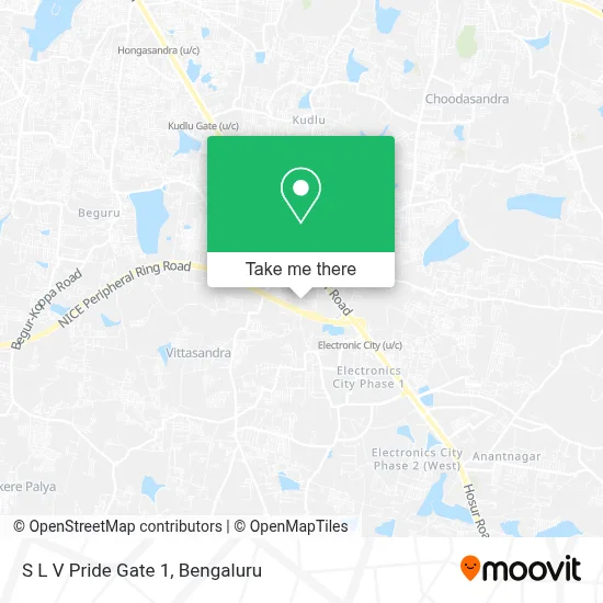 S L V Pride Gate 1 map