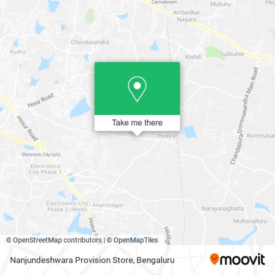 Nanjundeshwara Provision Store map