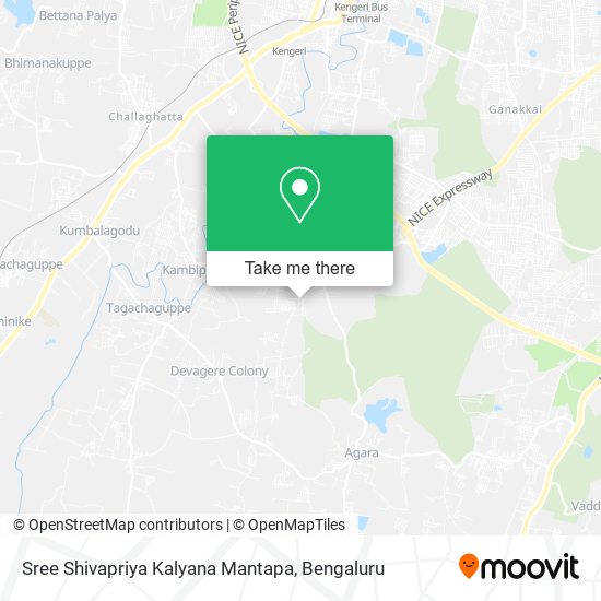 Sree Shivapriya Kalyana Mantapa map