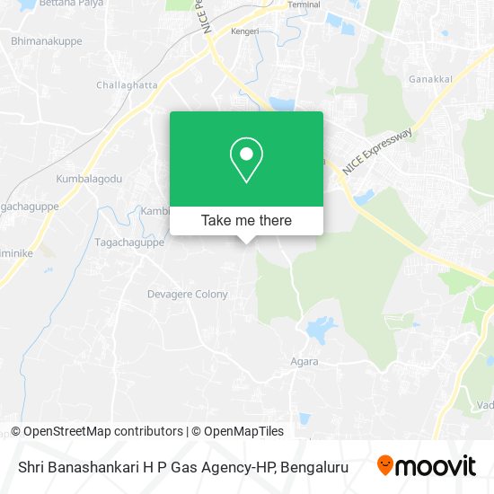 Shri Banashankari H P Gas Agency-HP map